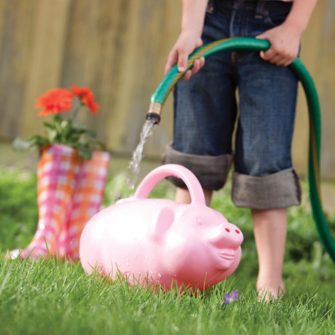 Babs the Pig Watering Can – Pink – 1.75 gal